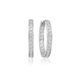 Øreringer sølv Corte cubic zirconia 19mm