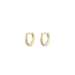 Amsterdam small ring ear 15mm plain gold