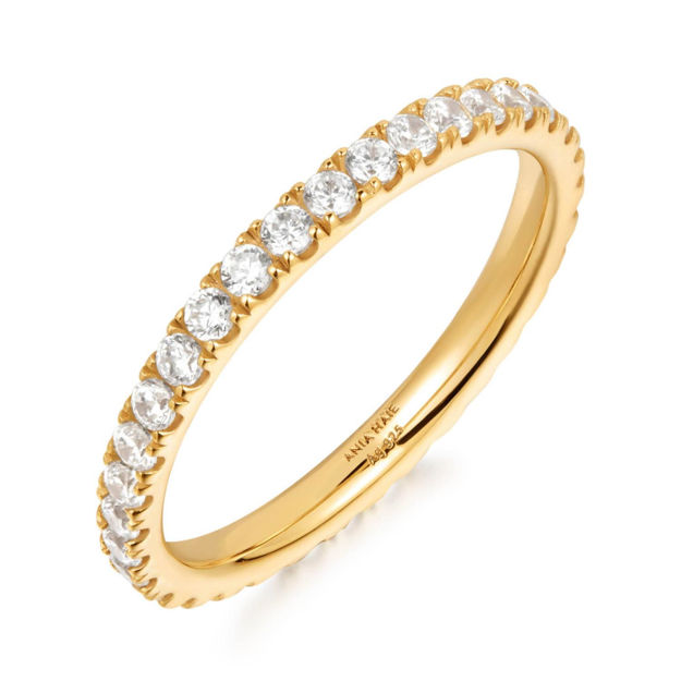 ANIA HAIE pave ring R057-01G, Ø:17mm