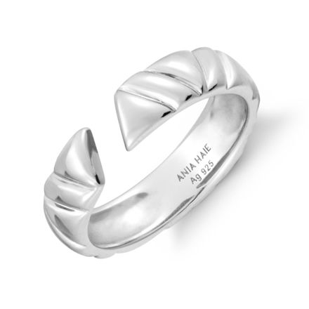 ANIA HAIE irregular twill adjustable ring R057-03H