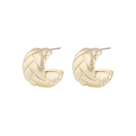 Addison wide oval ear plain g