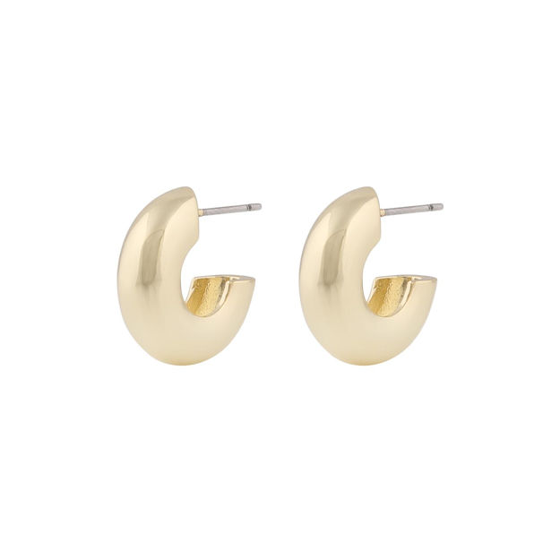 Addison small oval ear plain g