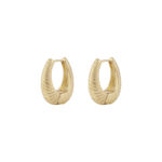 Dakota oval ring ear plain g