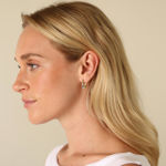 Dakota oval ring ear plain g