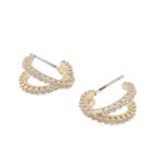 Fanny double oval ear g/clear