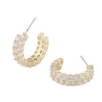 Fanny double ring ear g/clear