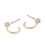 Fanny small ring ear g/clear