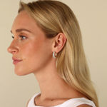 Fanny double ring ear g/clear