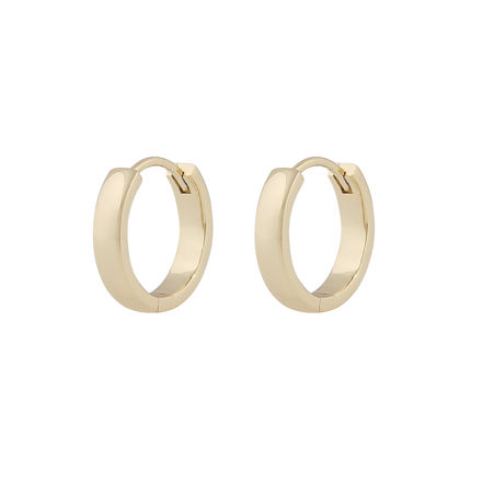 Lara small ring ear plain g