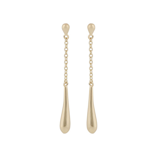 Lara drop chain ear plain g