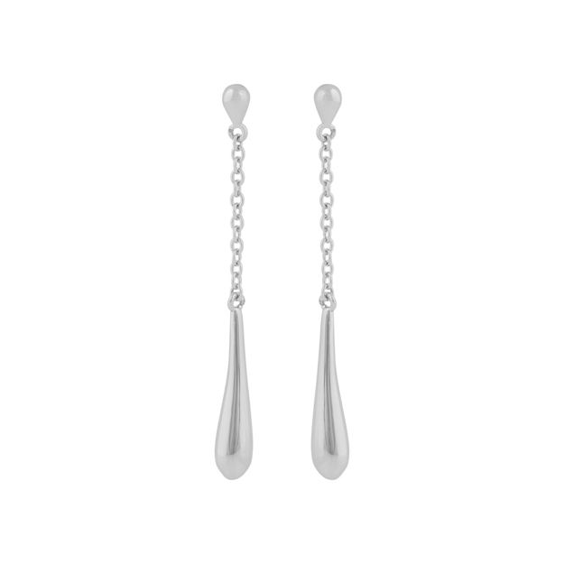 Lara drop chain ear plain s