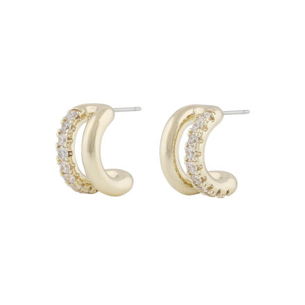 Ace wide oval ear g/clear