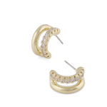 Ace wide oval ear g/clear