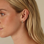 Ace wide oval ear g/clear