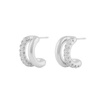 Ace wide oval ear s/clear