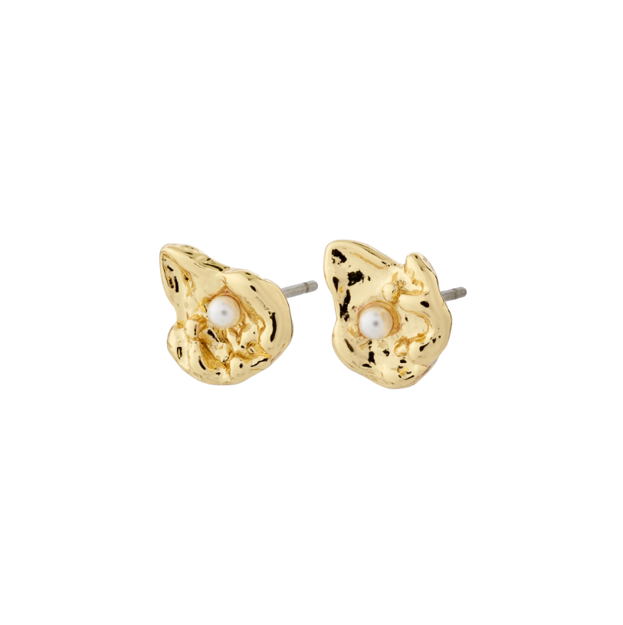 INAYA recycled earrings gold-plated