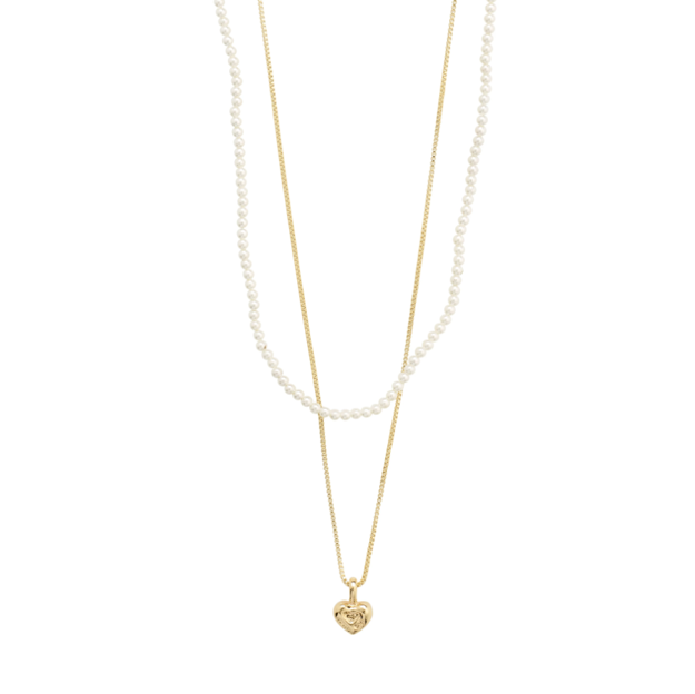 ARLET necklace 2-in-1 set, gold-plated