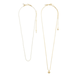 ARLET necklace 2-in-1 set, gold-plated