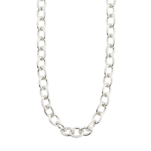 AMIRI recycled necklace silver-plated