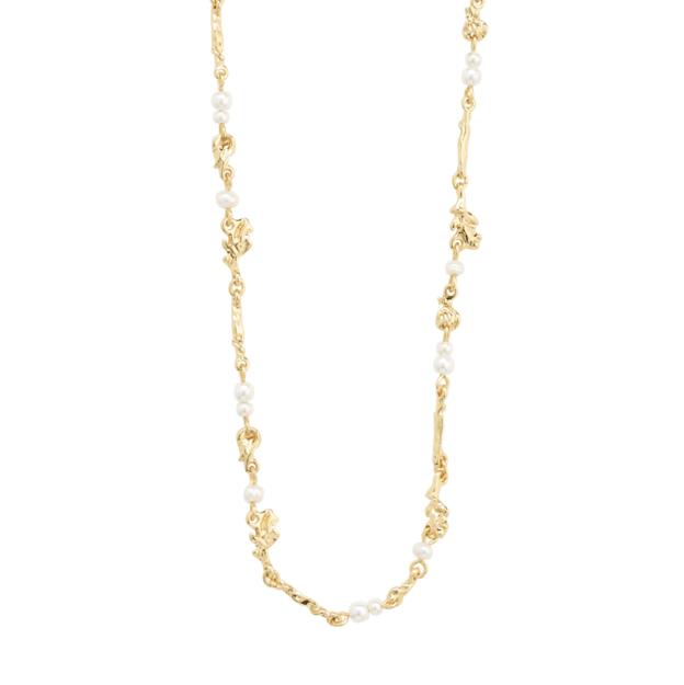 FOCUS recycled necklace gold-plated