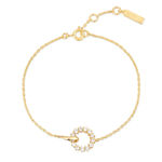 ANIA HAIE bracelet interlinked circles pave B056-01G