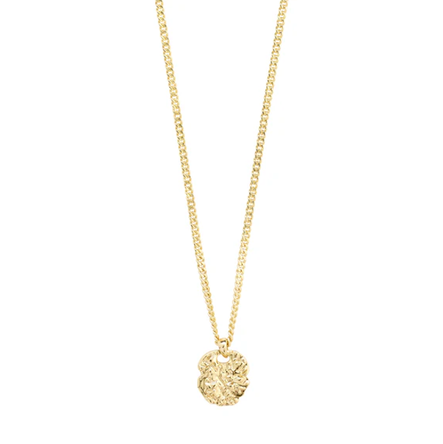 SCOTTIE recycled coin necklace gold-plated