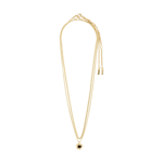 ACT recycled necklace 2-in-1 gold-plated