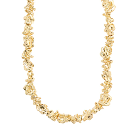 ACT recycled necklace gold-plated