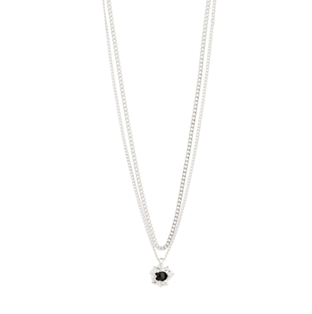 ACT recycled necklace 2-in-1 silver-plated