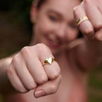 ANIA HAIE love signet ring R057-02G