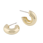 Addison small oval ear plain g