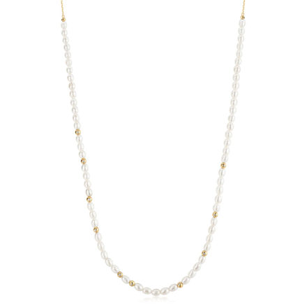 ANIA HAIE FRESHWATER PEARL AND CUBIC ZIRCONIA NECKLACE 