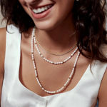 ANIA HAIE FRESHWATER PEARL AND CUBIC ZIRCONIA NECKLACE 