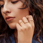 ANIA HAIE GOLD PLAIN RING 