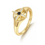 ANIA HAIE GOLD STAR SIGNET RING