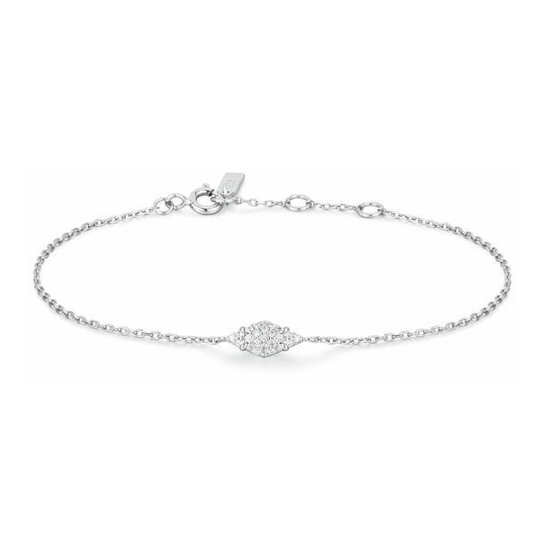 ANIA HAIE SILVER PAVE SPARKLE BRACELET