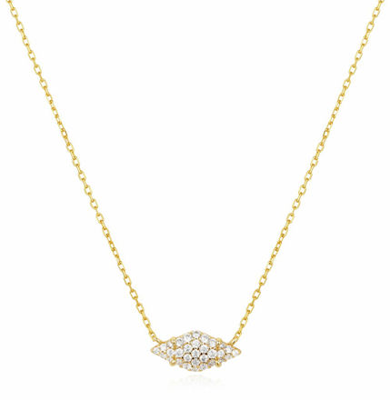 ANIA HAIE GOLD PAVE SPARKLE NECKLACE 