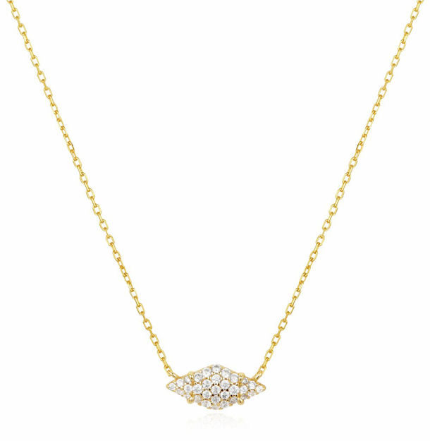 ANIA HAIE GOLD PAVE SPARKLE NECKLACE 