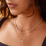 ANIA HAIE GOLD PAVE SPARKLE NECKLACE 