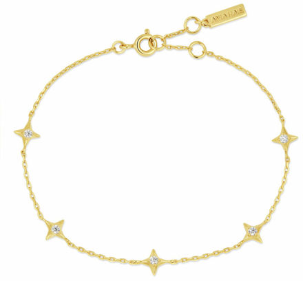 ANIA HAIE GOLD STARS STATION BRACELET 