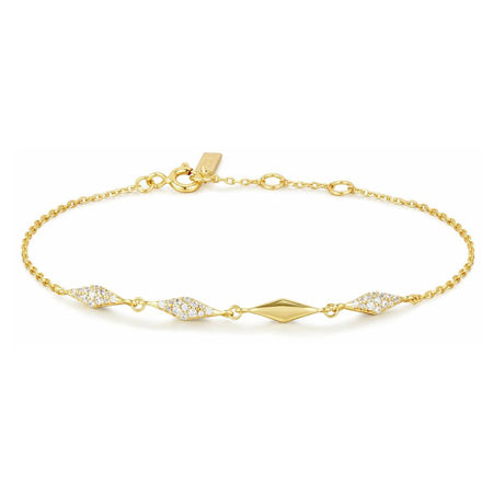 ANIA HAIE GOLD MULTI SPARKLE BRACELET 