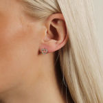 Valentina small ear goldplated /clear