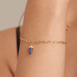 ANIA HAIE bracelet goldplated silver, blue B039-02G-L