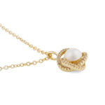 Mayfair pearl pendant neck 45 g/white