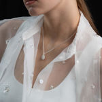 Naomi drop pendant neck 45 s/clear