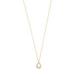 Naomi irregular pendant neck 60 g/clear