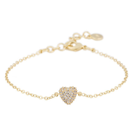 Stina heart chain brace g/clear-Onesize