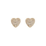 Stina heart ear g/clear