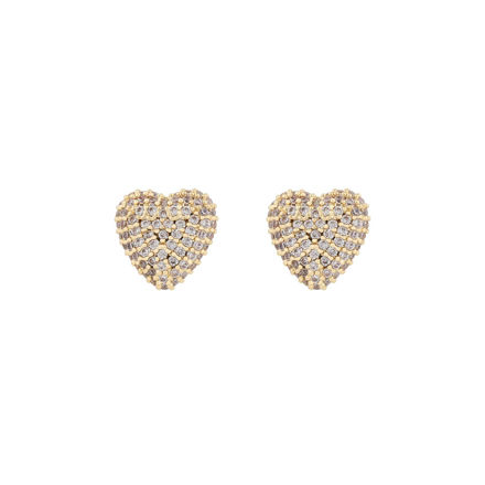 Stina heart ear g/clear