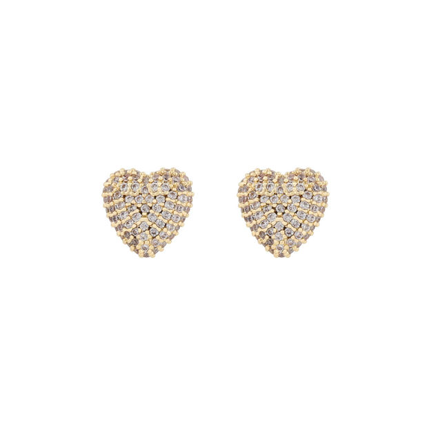 Stina heart ear g/clear